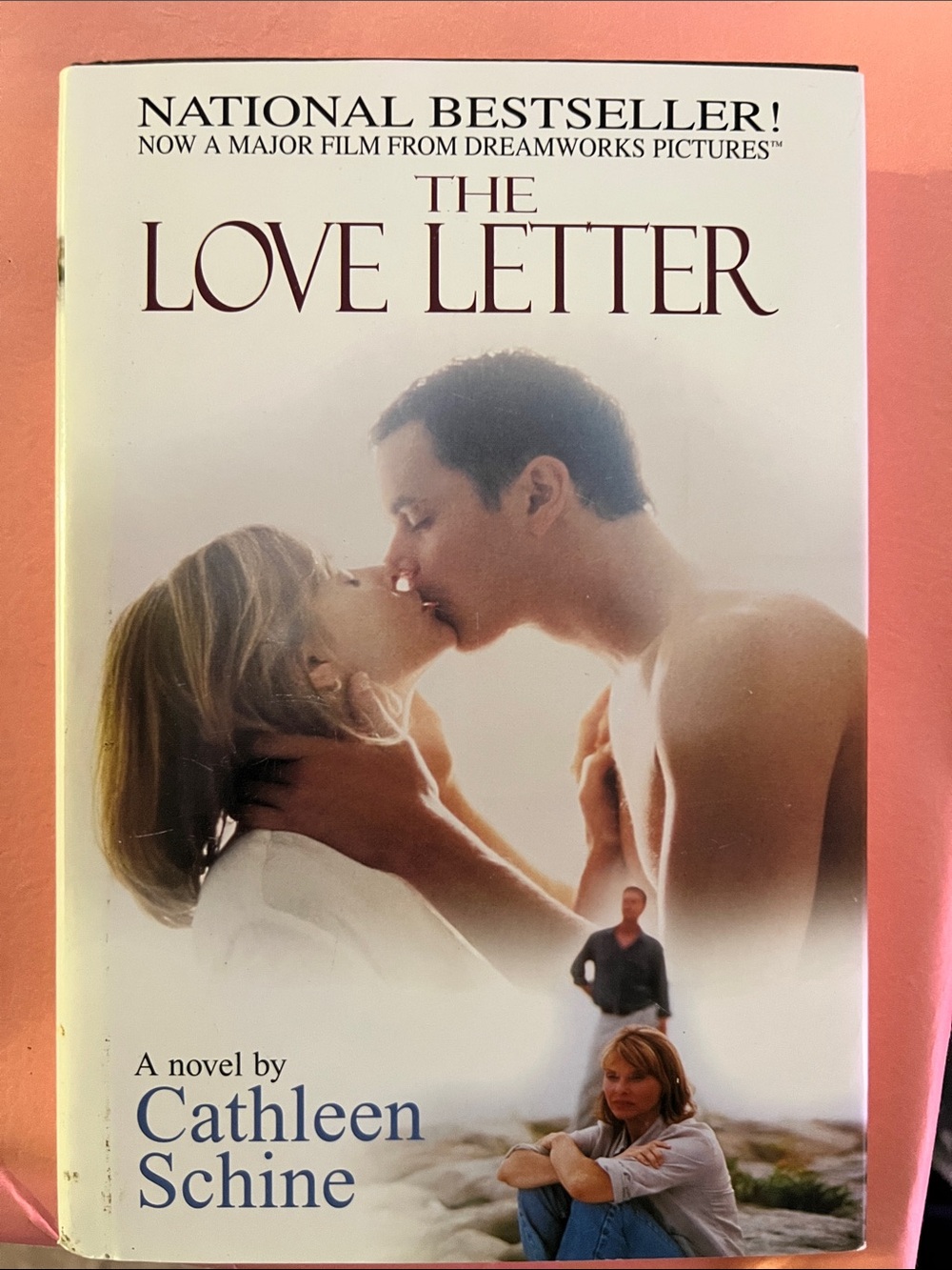 The Love Letter by Cathleen Schine - White Cover with Maroon Title